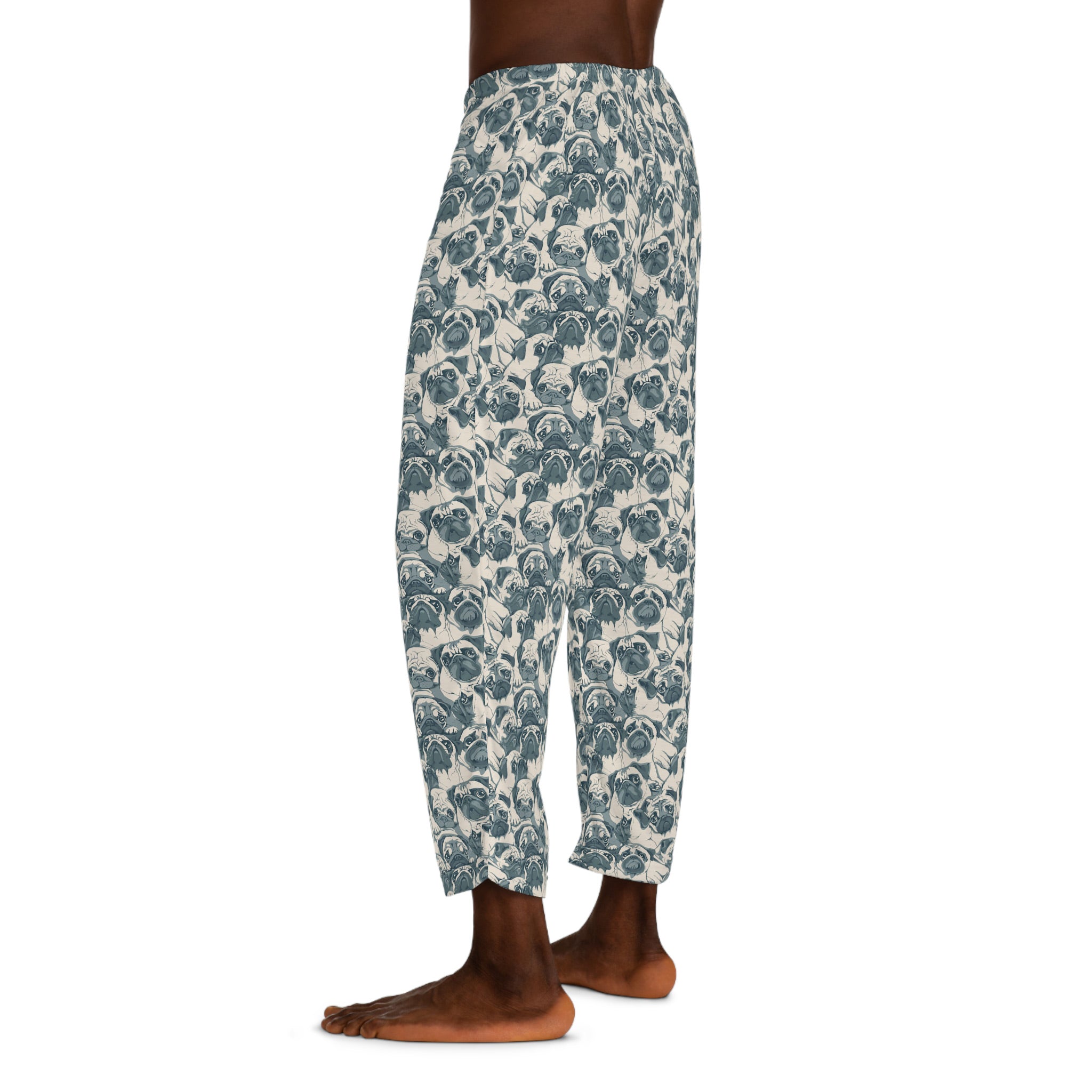 Pug Faces Men's Pajama Pants