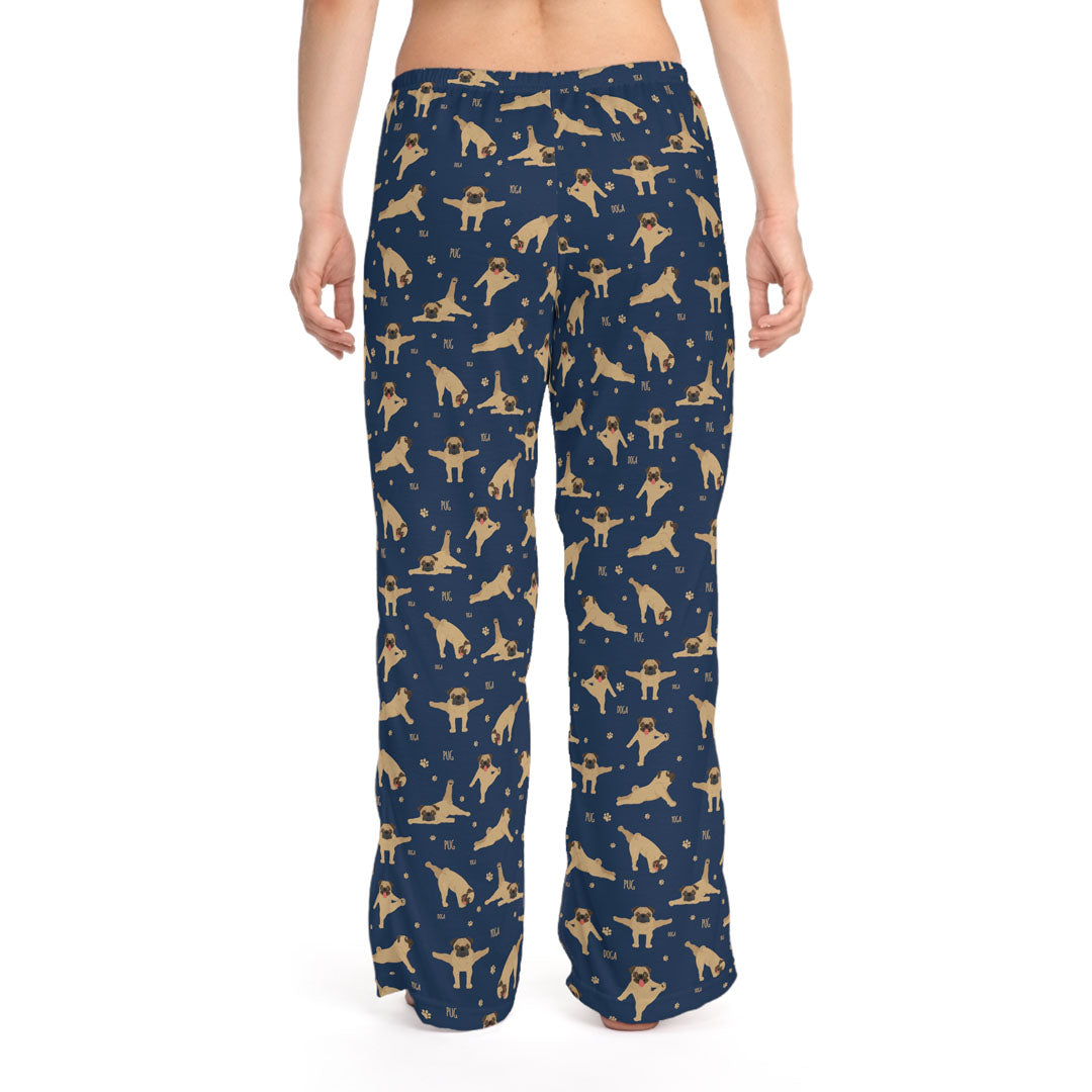 Dog Pug Women's Pajama Pants