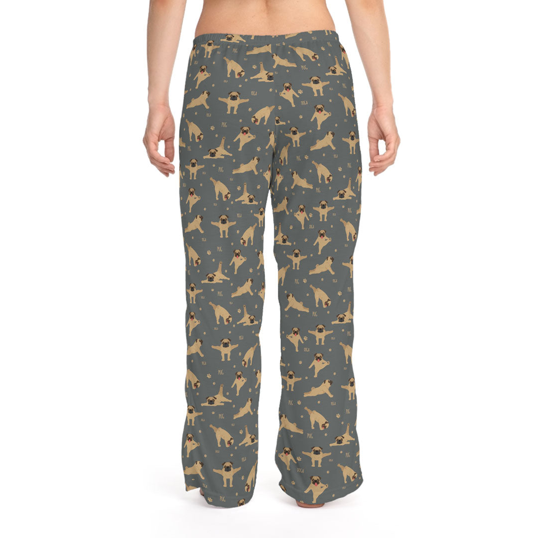 Dog Pug Women's Pajama Pants