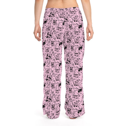 Corgi Drawing Women's Pajama Pants