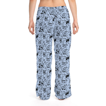 Corgi Drawing Women's Pajama Pants