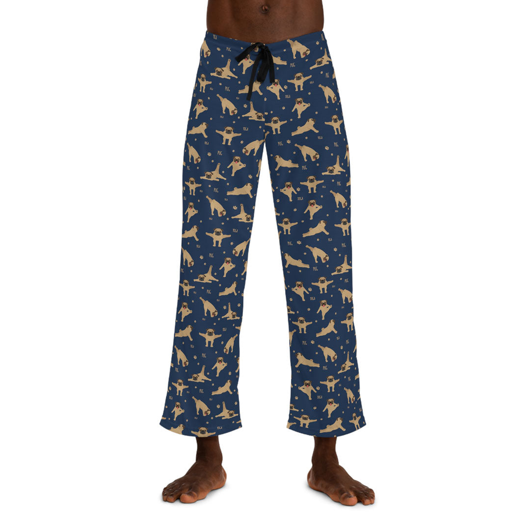 Pug Yoga Men's Pajama Pants