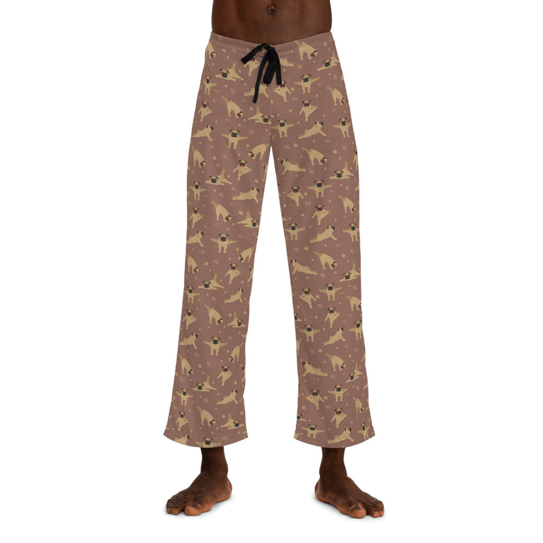 Pug Yoga Men's Pajama Pants