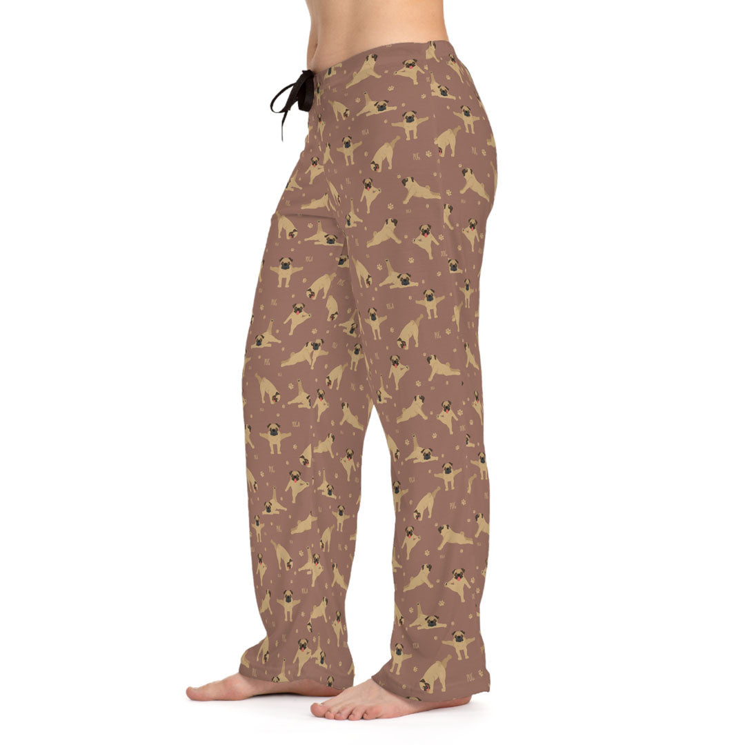 Dog Pug Women's Pajama Pants