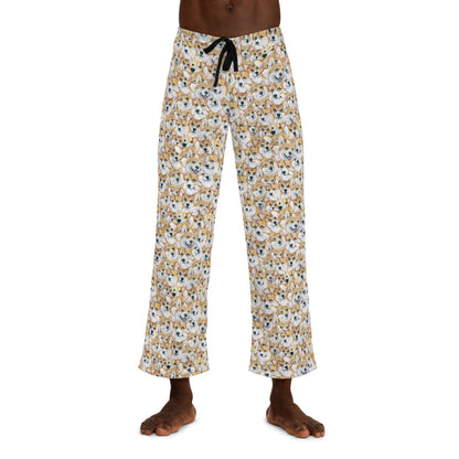 Corgi Faces Men's Pajama Pants