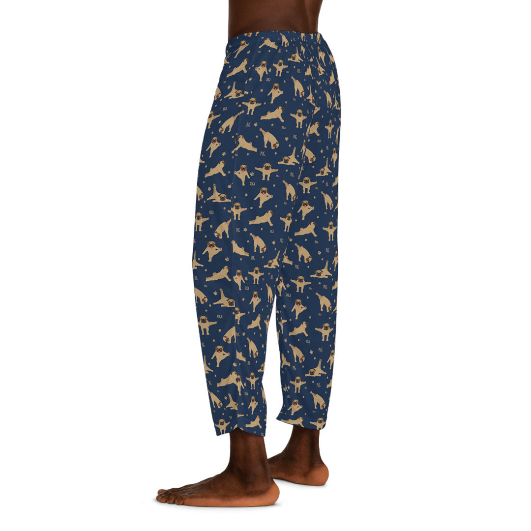 Pug Yoga Men's Pajama Pants