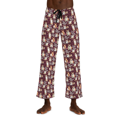 Corgi 'They Make Me Smile' Men's Pajama Pants