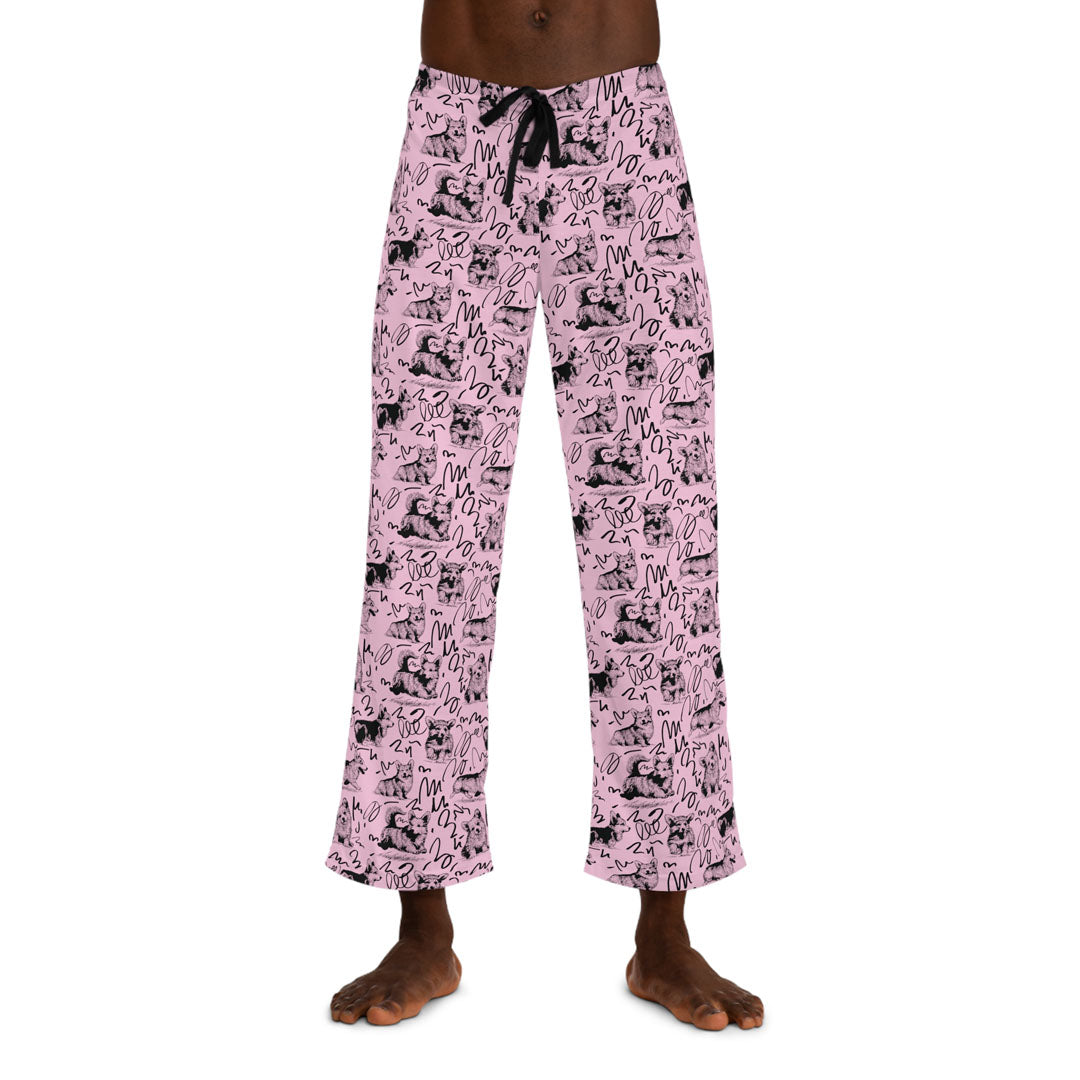 Corgi Drawing Men's Pajama Pants