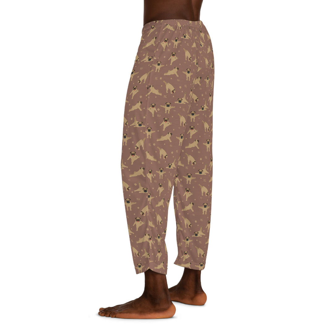 Pug Yoga Men's Pajama Pants