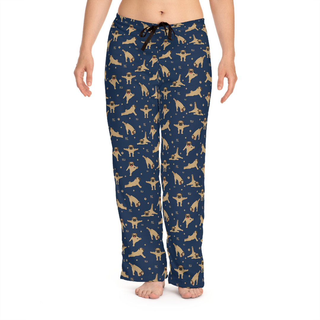 Dog Pug Women's Pajama Pants