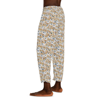 Corgi Faces Men's Pajama Pants