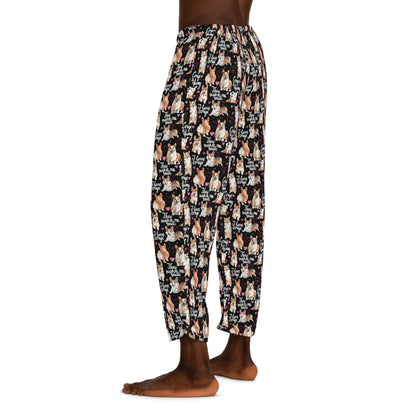 Corgi 'They Make Me Smile' Men's Pajama Pants