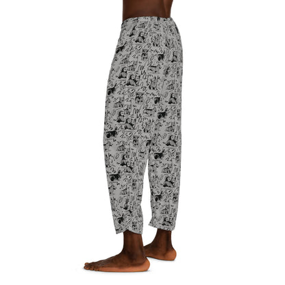 Corgi Drawing Men's Pajama Pants