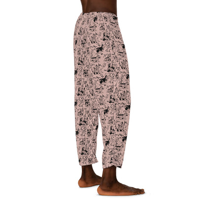 Corgi Drawing Men's Pajama Pants