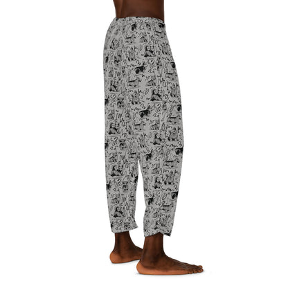 Corgi Drawing Men's Pajama Pants