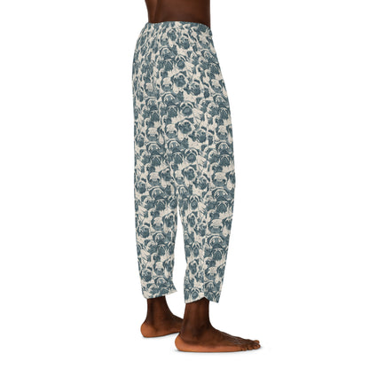 Pug Faces Men's Pajama Pants