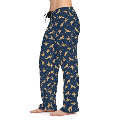 Dog Pug Women's Pajama Pants