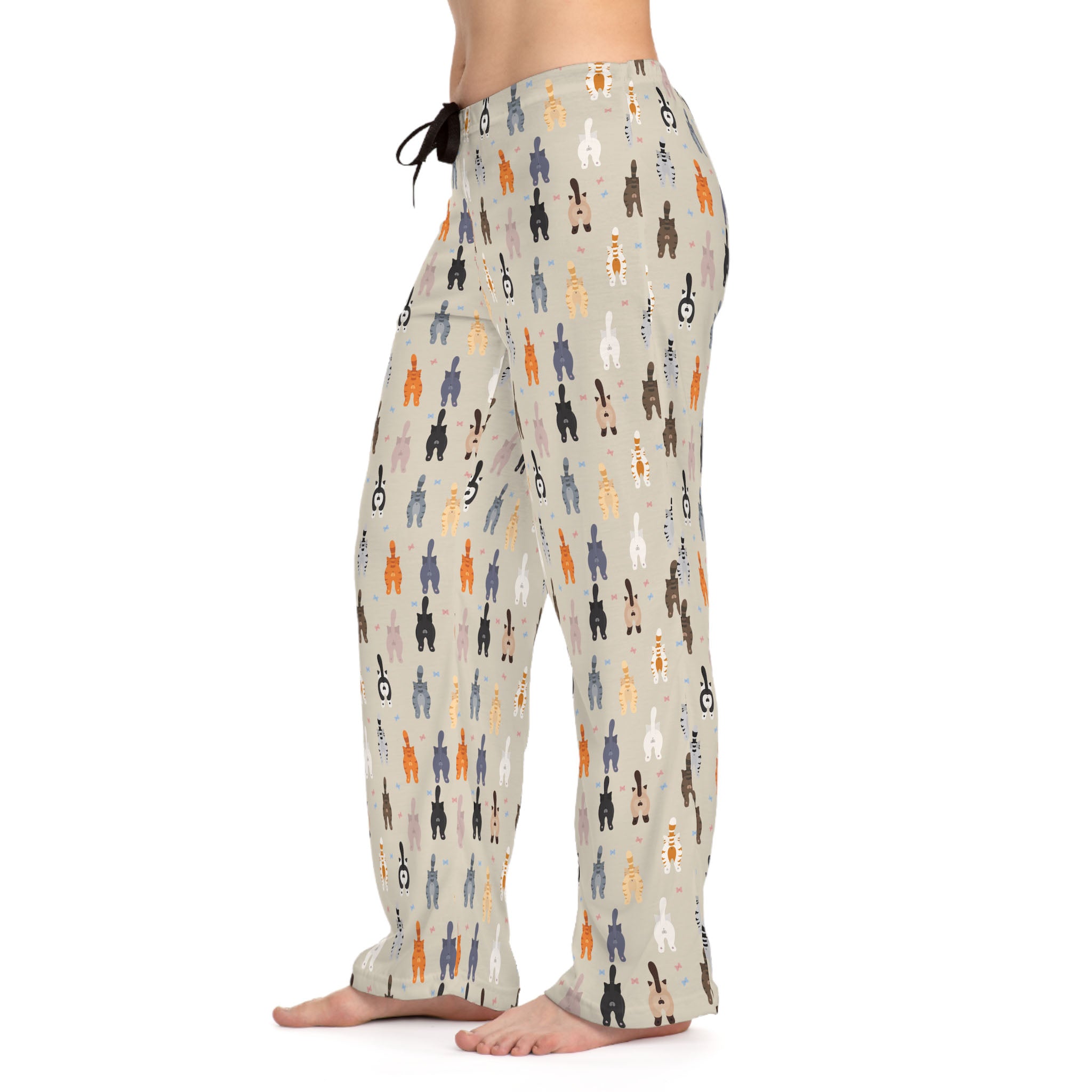 Cat Butts Funny Women's Pajama Pants