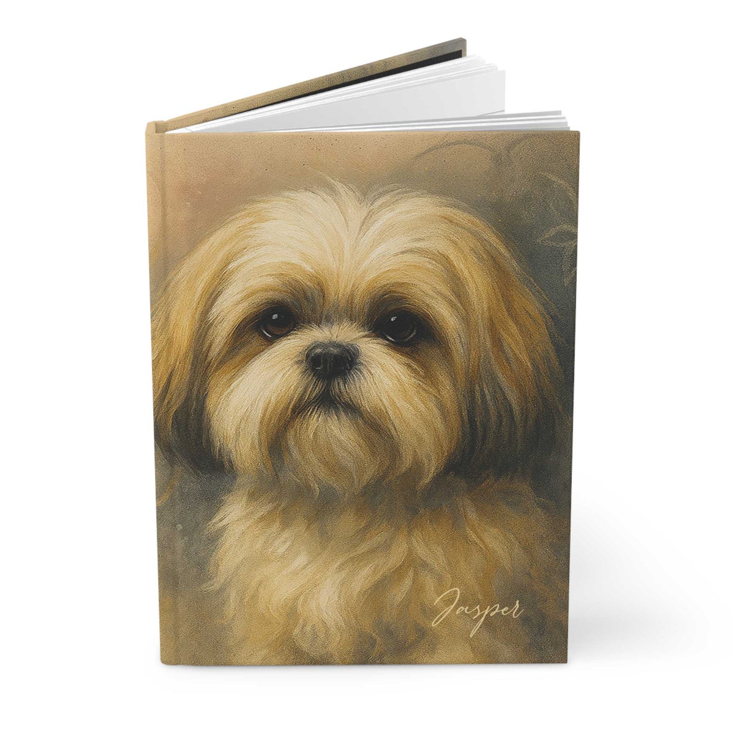 Personalized Shih Tzu Fine-Art Graffiti-Style Hardcover Journal