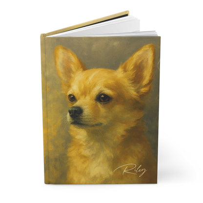 Personalized Chihuahua Fine-Art Graffiti-Style Hardcover Journal