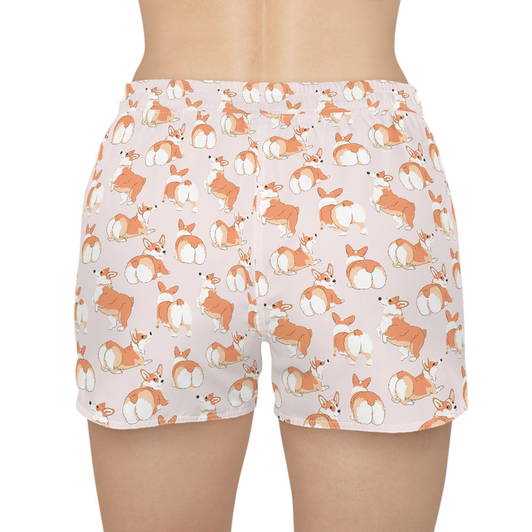 Corgi 'Talk To The Fluff' Women's Casual Shorts