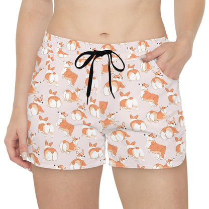 Corgi 'Talk To The Fluff' Women's Casual Shorts