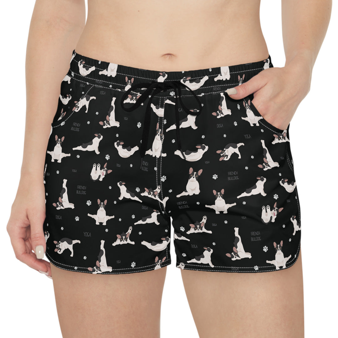 Doga French Bulldog Women's Casual Shorts