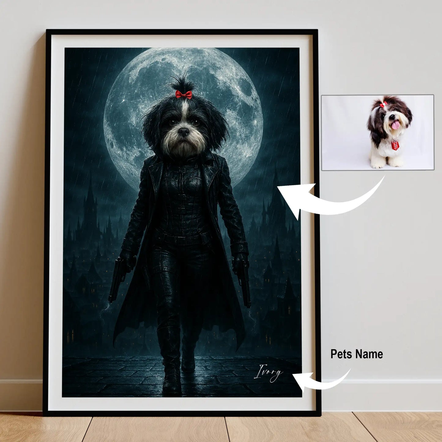 Custom Pet Portrait | Dark Fantasy Cinematic Pawtraits