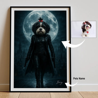 Custom Pet Portrait | Dark Fantasy Cinematic Pawtraits