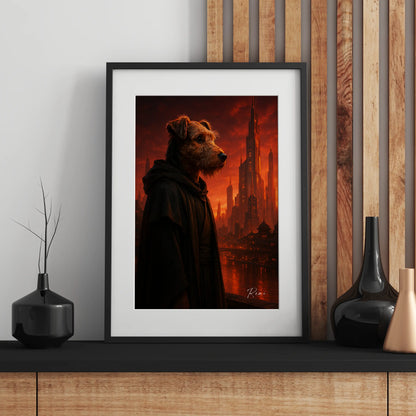 Custom Pet Portrait | Futuristic Cinematic Pawtraits