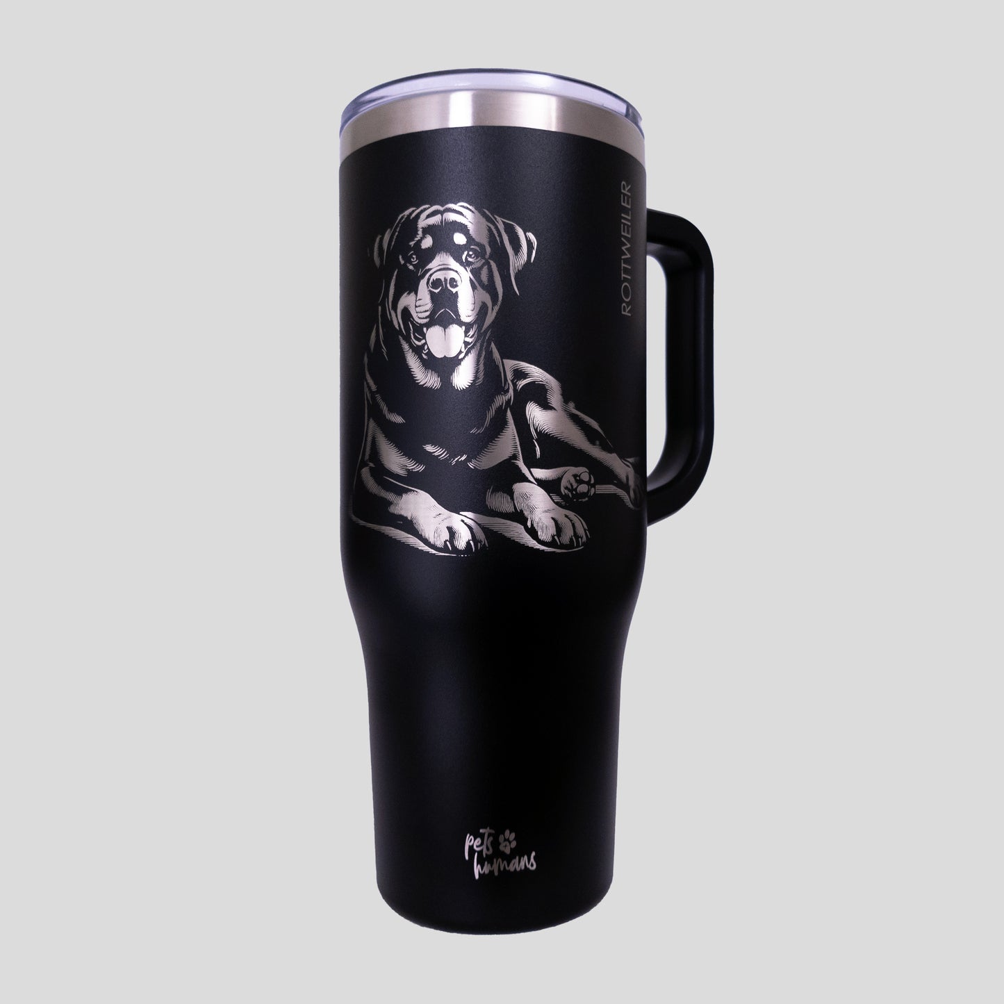 Rottweiler Laser Engraved Tumbler