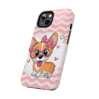 Cute Corgi Puppy Tough Phone Cases