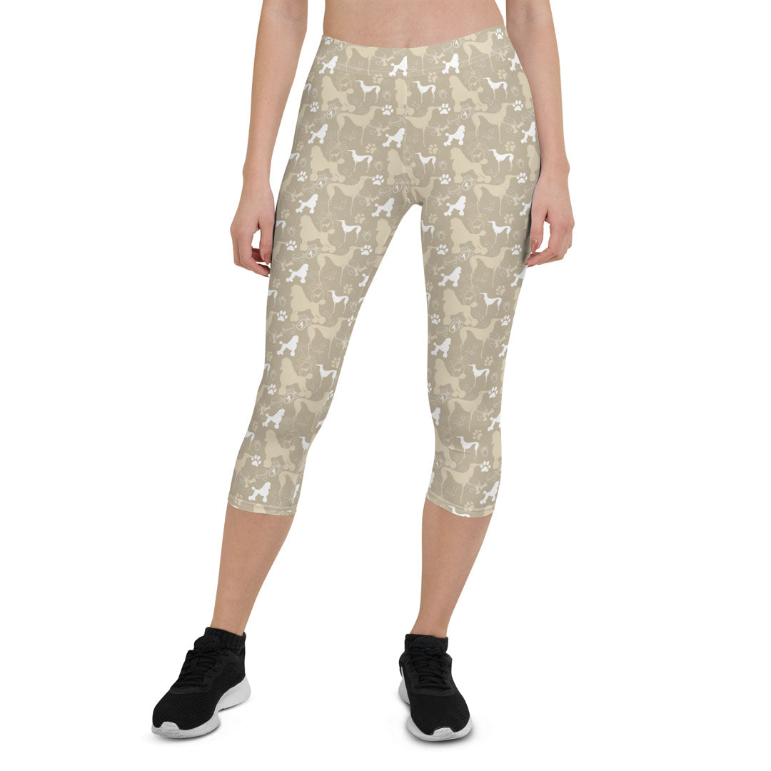 Poodle-Style Capri Leggings