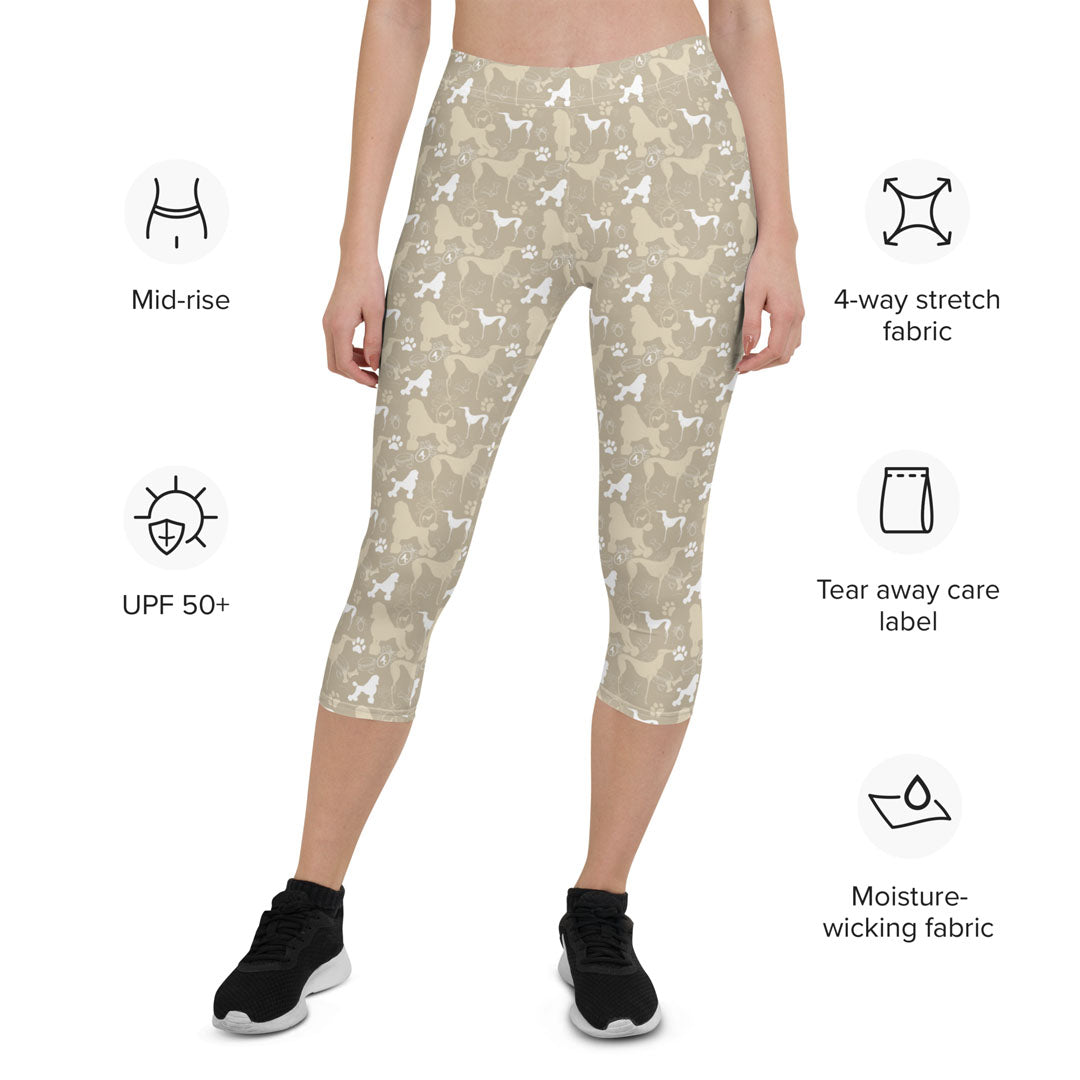 Poodle-Style Capri Leggings