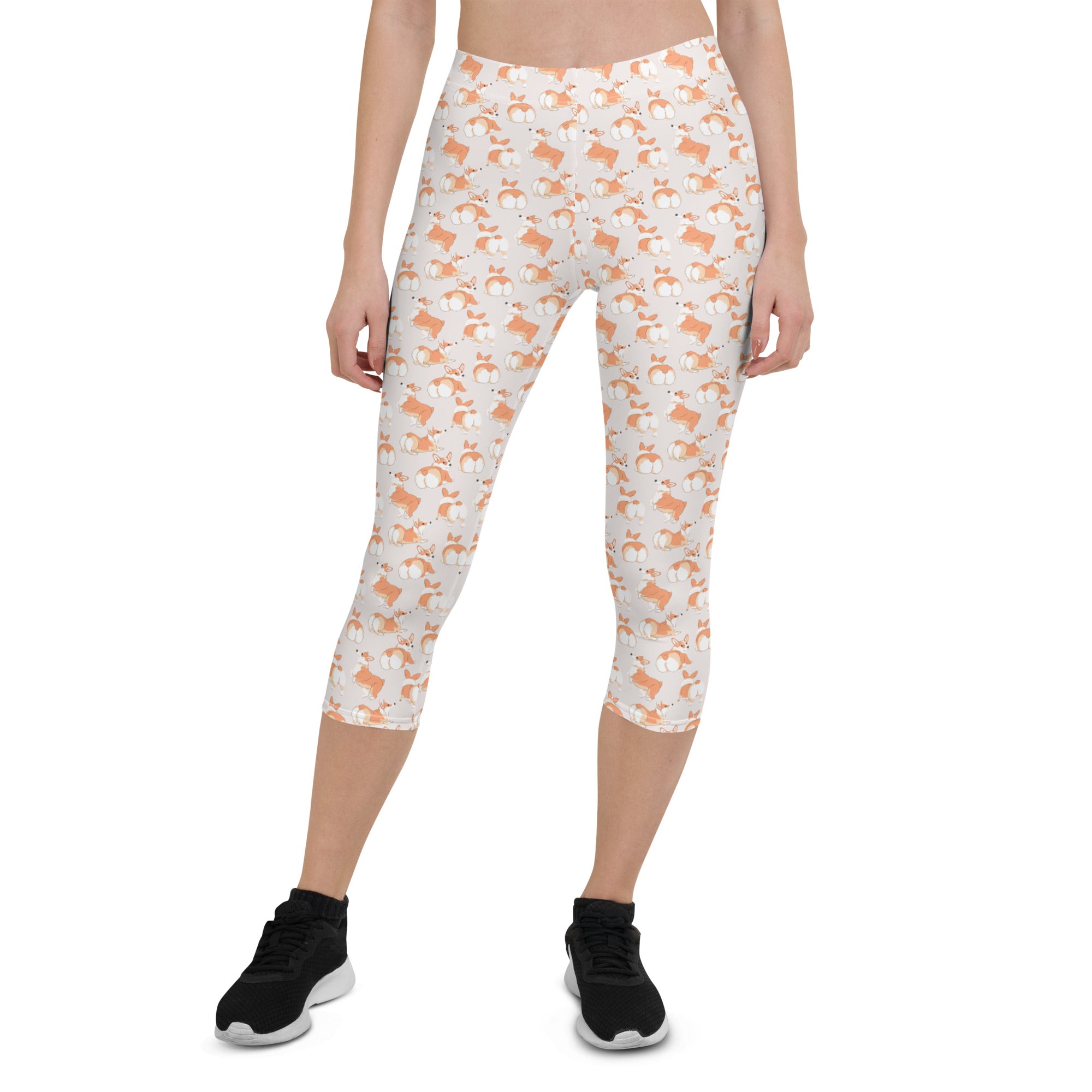 Corgi 'Talk To The Fluff' Capri Leggings