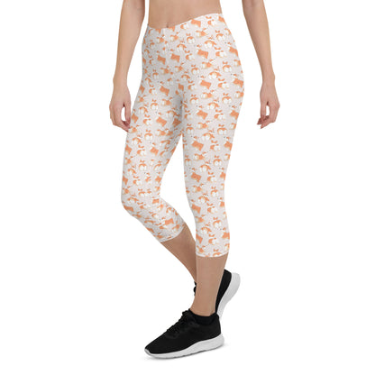 Corgi 'Talk To The Fluff' Capri Leggings