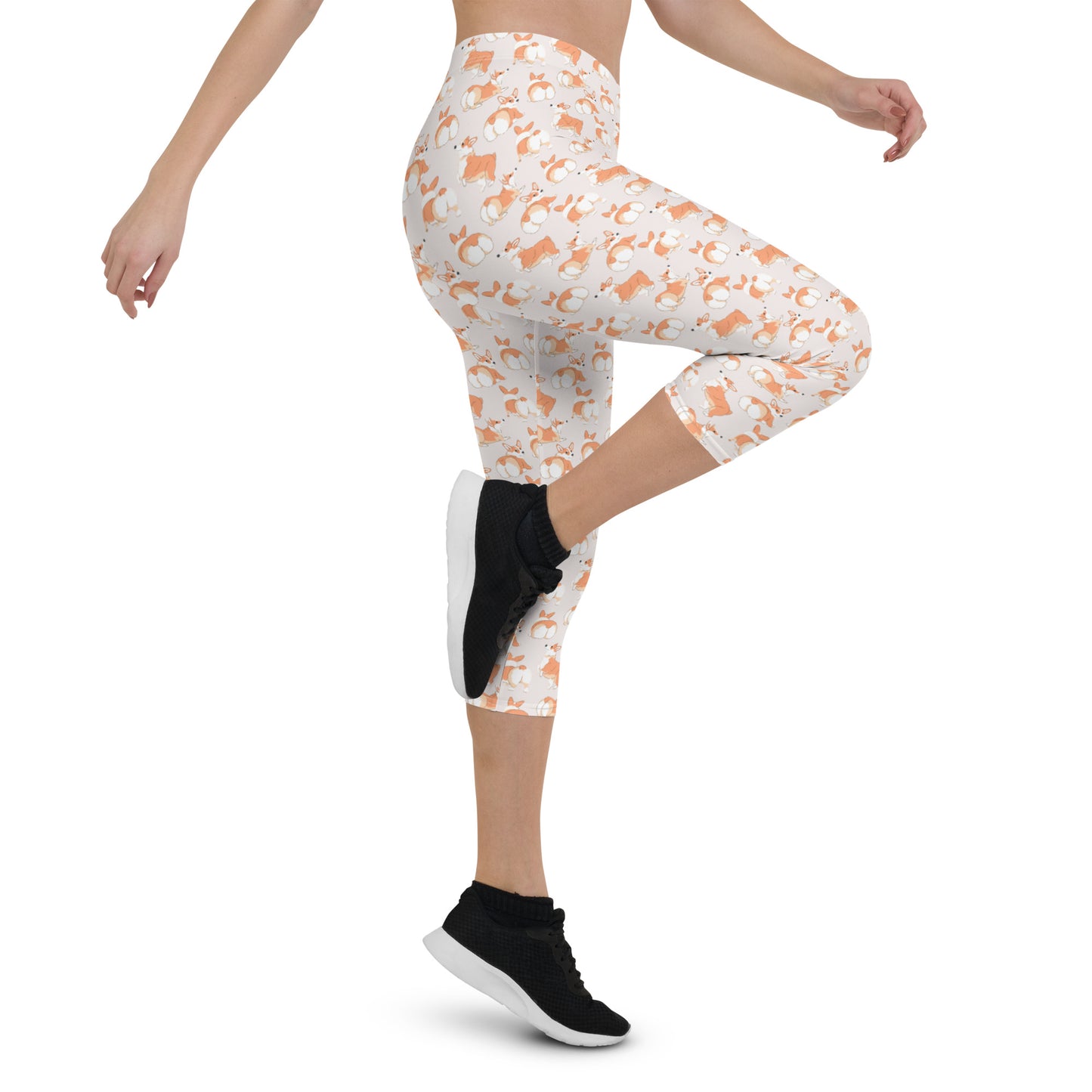 Corgi 'Talk To The Fluff' Capri Leggings