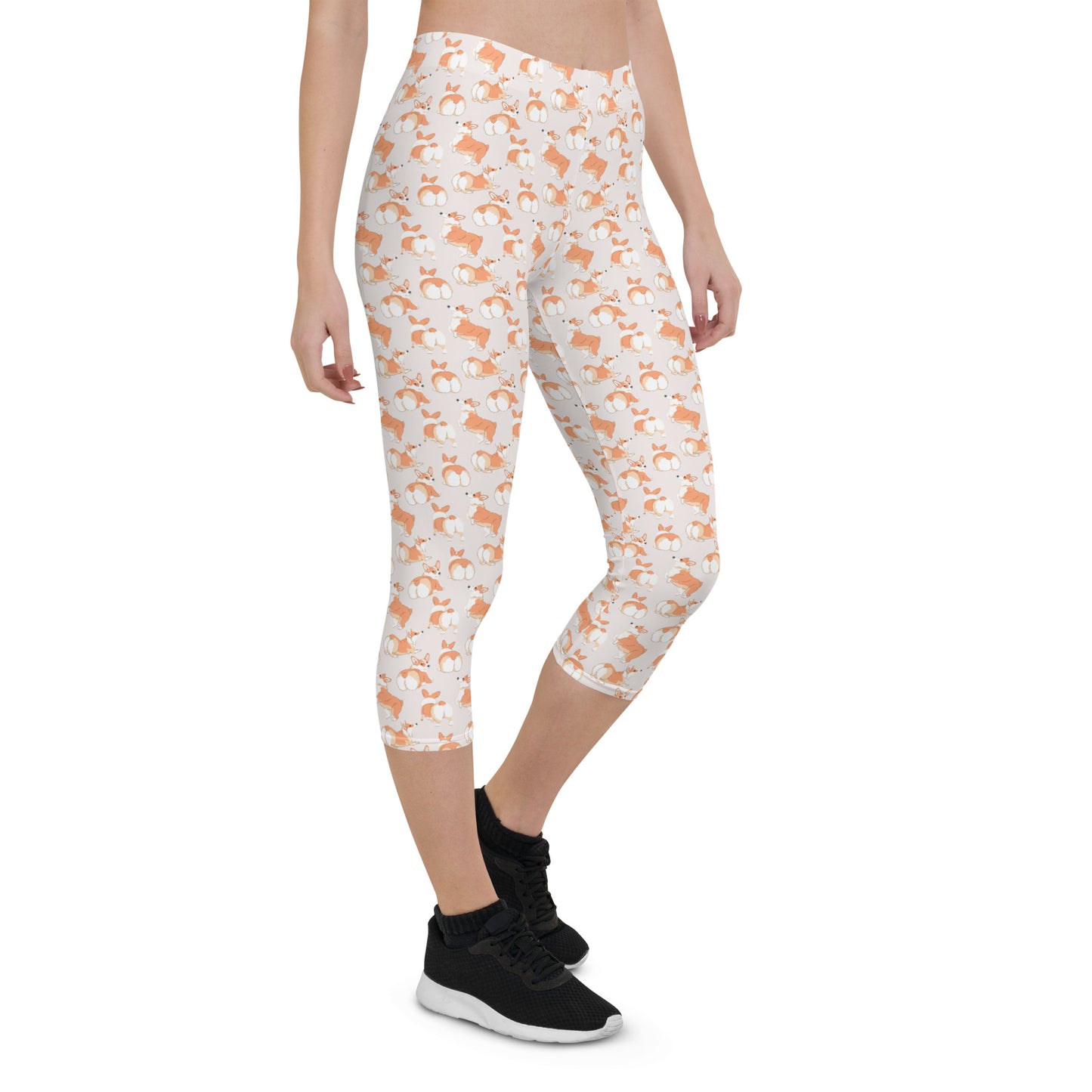 Corgi 'Talk To The Fluff' Capri Leggings