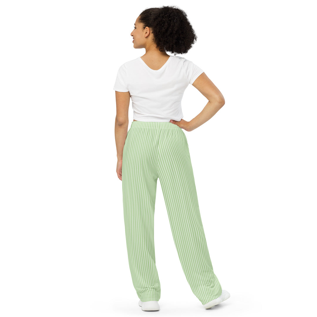 Corgi Unisex Wide-Leg Pants (Stripes)