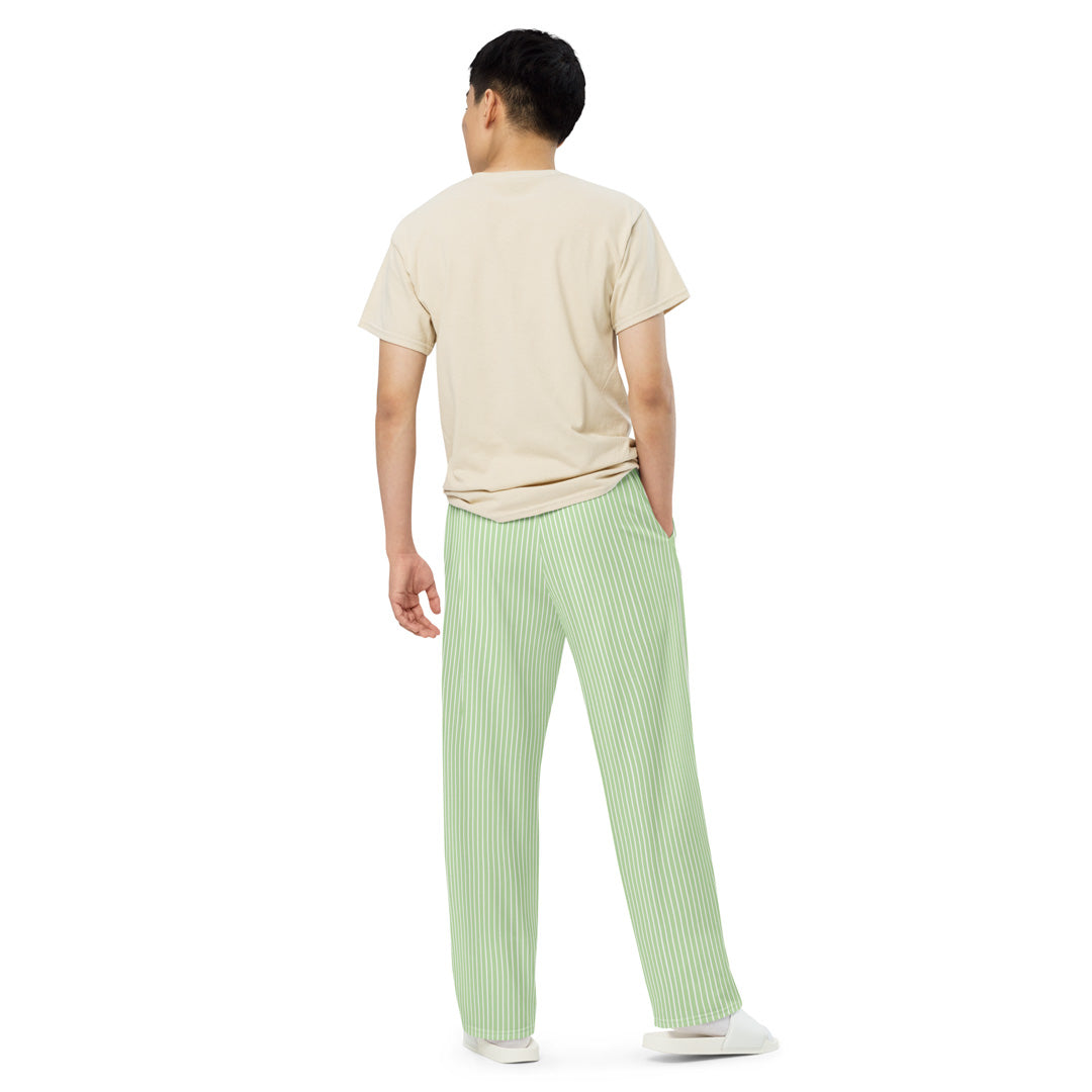 Corgi Unisex Wide-Leg Pants (Stripes)