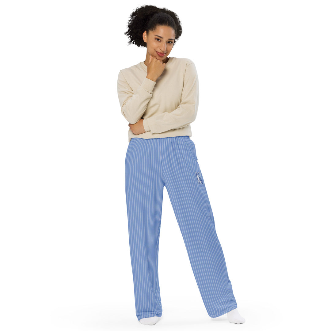 Corgi Unisex Wide-Leg Pants (Stripes)