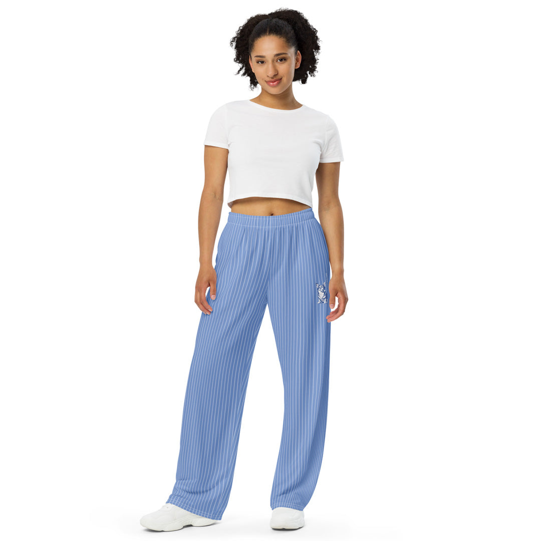 Corgi Unisex Wide-Leg Pants (Stripes)