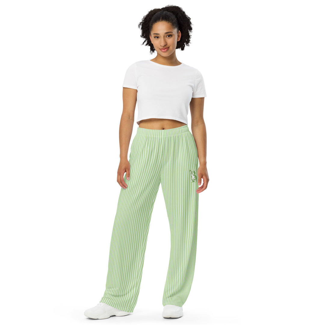 Corgi Unisex Wide-Leg Pants (Stripes)