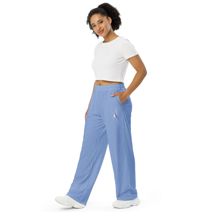 Corgi Unisex Wide-Leg Pants (Stripes)