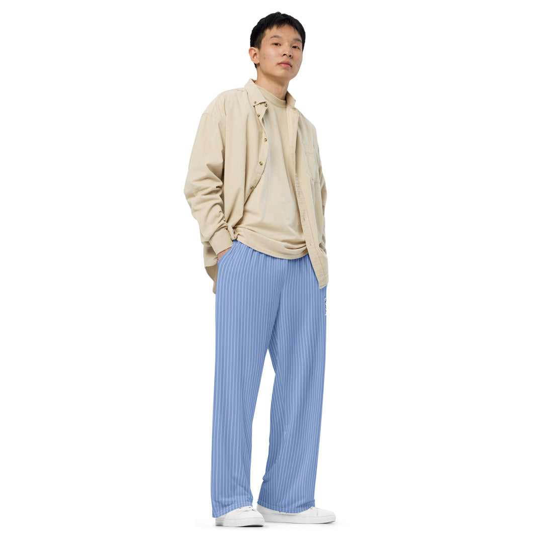 Corgi Unisex Wide-Leg Pants (Stripes)