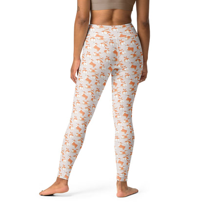 Corgi 'Talk To The Fluff' Yoga Leggings