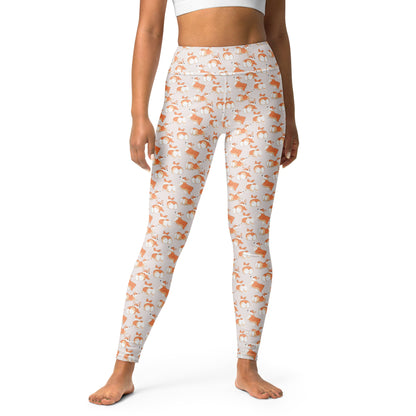 Corgi 'Talk To The Fluff' Yoga Leggings