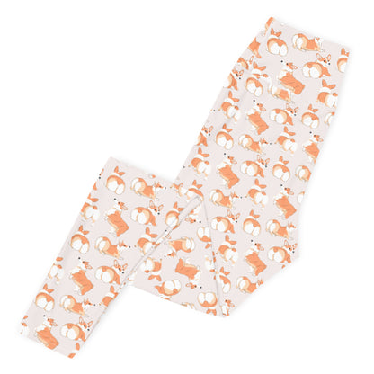 Corgi 'Talk To The Fluff' Yoga Leggings