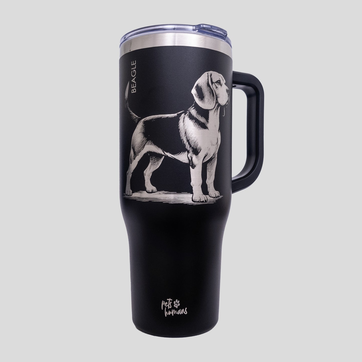 Beagle Laser Engraved Tumbler, 40oz