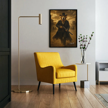 Custom Pet Portrait | Western Cinematic Pawtraits